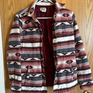 Ariat Quilted Jacket in Rich Maroon